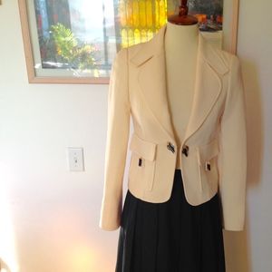 Versace Winter White Women's Blazer Size 40